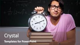  Presentation with classroom - Amazing slide deck having pressure physics - young male student sitting backdrop and a  colored foreground