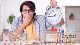 Presentation with exam - Colorful presentation design enhanced with pressure physics - young student physicist preparing backdrop and a lemonade colored foreground