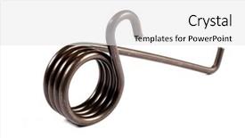  Presentation with mechanical - Beautiful theme featuring pressure springs white background backdrop and a white colored foreground