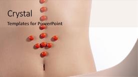  Presentation with pressure ulcer - Theme consisting of pressure ulcer - image red arrow background and a coral colored foreground