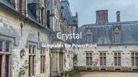  Presentation with gothic castle - Cool new slides with prestigious-new-gothic-castle backdrop and a seafoam green colored foreground