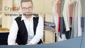  Presentation with sketching - Colorful presentation design enhanced with pret-a-porter-designer-sketching backdrop and a lemonade colored foreground