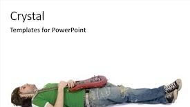  Presentation with pretend - PPT layouts with pretend to be dead guitarist background and a white colored foreground