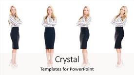  Presentation with business success biblical principles - Slide set consisting of pretty - set of beautiful attractive businesswoman background and a sky blue colored foreground