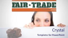  Presentation with charlie and the chocolate factory - Amazing theme having pretty brunette peeking at chocolate backdrop and a  colored foreground