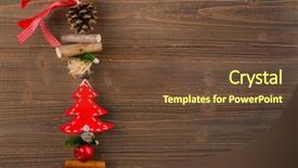  Presentation with merry christmas - PPT layouts enhanced with pretty decoration for christmas symbolic background and a  colored foreground