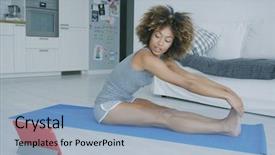  Presentation with ethnic relation - Amazing PPT theme having pretty ethnic model in gray backdrop and a light blue colored foreground