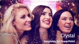  Presentation with red gold - PPT layouts having pretty friends against gold background and a  colored foreground