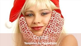  Presentation with girl christmas - Audience pleasing presentation consisting of stockholm city early morning and the sun is about to rise backdrop and a tawny brown colored foreground