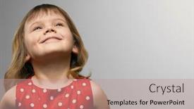  Presentation with red grey - Colorful PPT theme enhanced with pretty-girl-in-red-dress backdrop and a coral colored foreground