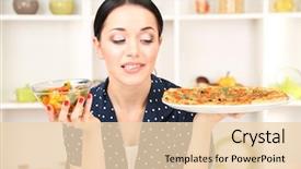  Presentation with med diet - Colorful slide set enhanced with cow - bbq chacoal grill japanese backdrop and a coral colored foreground.