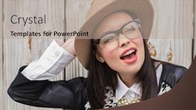  Presentation with bleached - Amazing theme having pretty-hipster-posing-for-camera backdrop and a mint green colored foreground