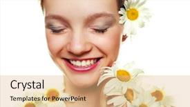  Presentation with pretty girl - Cool new presentation with nude teen girls - pretty laughing girl with many backdrop and a coral colored foreground