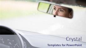  Presentation with aged - Presentation design consisting of pretty-midle-aged-woman background and a lemonade colored foreground