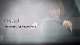  Presentation with aged - PPT layouts enhanced with pretty-midle-aged-woman background and a light gray colored foreground