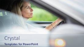  Presentation with aged - Beautiful slide set featuring pretty-midle-aged-woman backdrop and a lemonade colored foreground