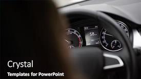  Presentation with aged - Presentation design with pretty-midle-aged-woman background and a wine colored foreground