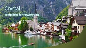  Presentation with alps - Slides having let s celebrate festivity summer background and a light gray colored foreground