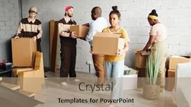  Presentation with african ethnicity - Beautiful PPT theme featuring pretty-teenage-girl-of-african backdrop and a coral colored foreground