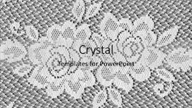  Presentation with white wedding - Presentation theme with pretty white real lace roses background and a light gray colored foreground