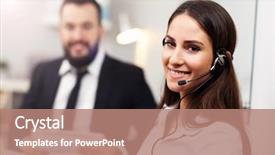  Presentation with weight loss woman showing - Audience pleasing PPT theme consisting of contact centre - picture showing pretty woman backdrop and a  colored foreground