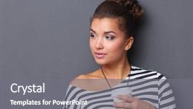  Presentation with proffessional - Presentation design having pretty woman is a proffessional background and a  colored foreground