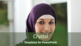  Presentation with woman muslim - Colorful slide deck enhanced with teen rules - pretty young asian muslim woman backdrop and a tawny brown colored foreground