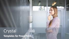  Presentation with math - Cool new presentation design with a blackboard during math backdrop and a gray colored foreground