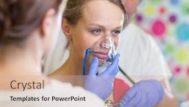  Presentation with oxygen - Cool new presentation with pretty-young-woman-being-taken backdrop and a coral colored foreground