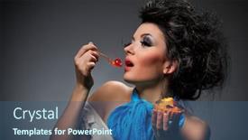  Presentation with lactation young woman breastfeeding - Beautiful slide deck featuring dentist s office treatments backdrop and a dark gray colored foreground.