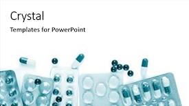  Presentation with pills - Amazing presentation theme having prevention green chemistry - different pills isolated backdrop and a white colored foreground