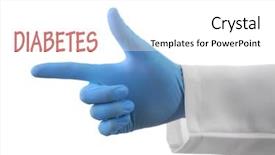  Presentation with signal - Audience pleasing slides consisting of preventive signal - doctor hand in sterile gloves backdrop and a white colored foreground