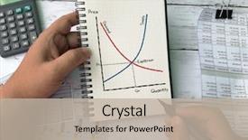  Presentation with elasticity of demand - PPT theme having price - businessman doing demand and supply background and a mint green colored foreground