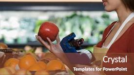  Presentation with pricing - Amazing slides having price - sales assistant pricing an orange backdrop and a tawny brown colored foreground