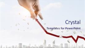  Presentation with media - Beautiful theme featuring price increase - make your money work mixed backdrop and a sky blue colored foreground