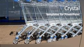  Presentation with customers - Presentation enhanced with impuestos locales - front of a supermarket shopping background and a gray colored foreground