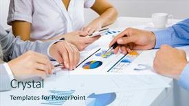  Presentation with human robot hands - PPT theme enhanced with price strategy marketing - close up of human hands background and a sky blue colored foreground