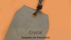  Presentation with price - Presentation theme consisting of price-tag-or-address-label background and a coral colored foreground