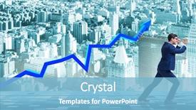  Presentation with ethics and economy - Colorful slide deck enhanced with price war - businessman supporting increase in economy backdrop and a light blue colored foreground