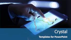  Presentation with price - Beautiful theme featuring price war - currency appreciation concept backdrop and a teal colored foreground