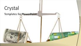  Presentation with finance - Amazing PPT theme having price war - finance backdrop and a white colored foreground