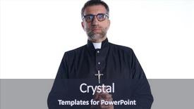  Presentation with praying hands - Cool new presentation theme with priest pastor portrait praying hands backdrop and a wine colored foreground