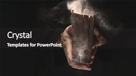  Presentation with old bible - Theme featuring priest with old bible background and a dark gray colored foreground