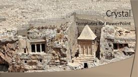  Presentation with old jewish cemetery - Amazing presentation design having village of georgi damyanovo bulgaria backdrop and a ocean colored foreground