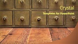  Presentation with primitive - Colorful slide deck enhanced with primitive-wooden-apothecary-or-catalog backdrop and a tawny brown colored foreground