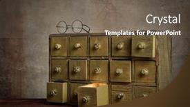  Presentation with primitive - Presentation enhanced with primitive-wooden-apothecary-or-catalog background and a tawny brown colored foreground