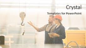  Presentation with professional development education - Slide deck consisting of princeple - one of young professional technicians background and a cream colored foreground