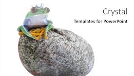  Presentation with princess - PPT theme having princess-frog background and a white colored foreground