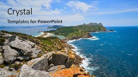  Presentation with point of view - Beautiful presentation theme featuring principal - alto do principe high view backdrop and a  colored foreground