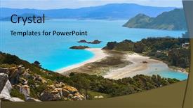  Presentation with point of view - Presentation with principal - alto do principe high view background and a light blue colored foreground